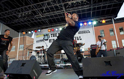 Busta Rhymes, Q-Tip at the 2011 Brooklyn Hip-Hop Festival (Photo Credit: Joe Conzo)