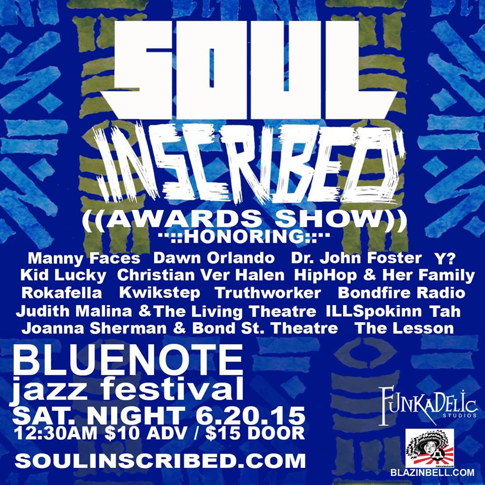 Soul Inscribed Blue Note Jazz Festival Show Awards