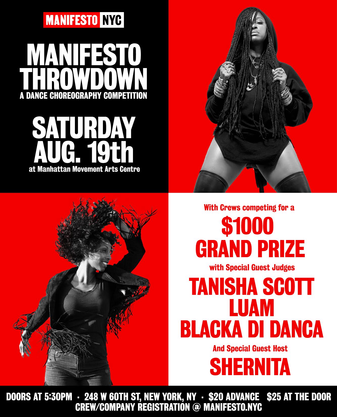 Manifesto NYC Throwdown Dance Choreography Competition